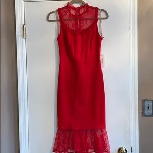 Ali & Jay Red Midi Dress